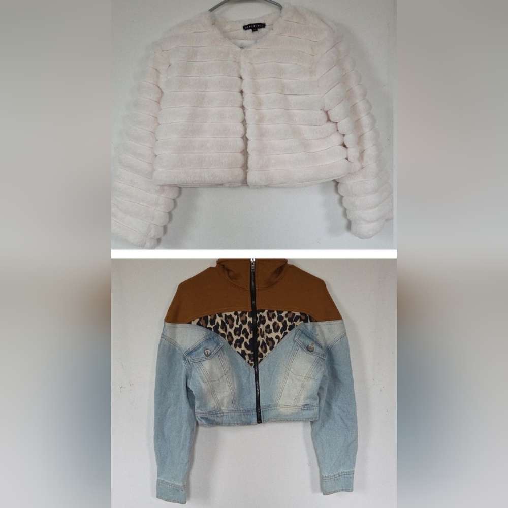 2 Mystique Boutique & Vanilla Sky Crop Jackets